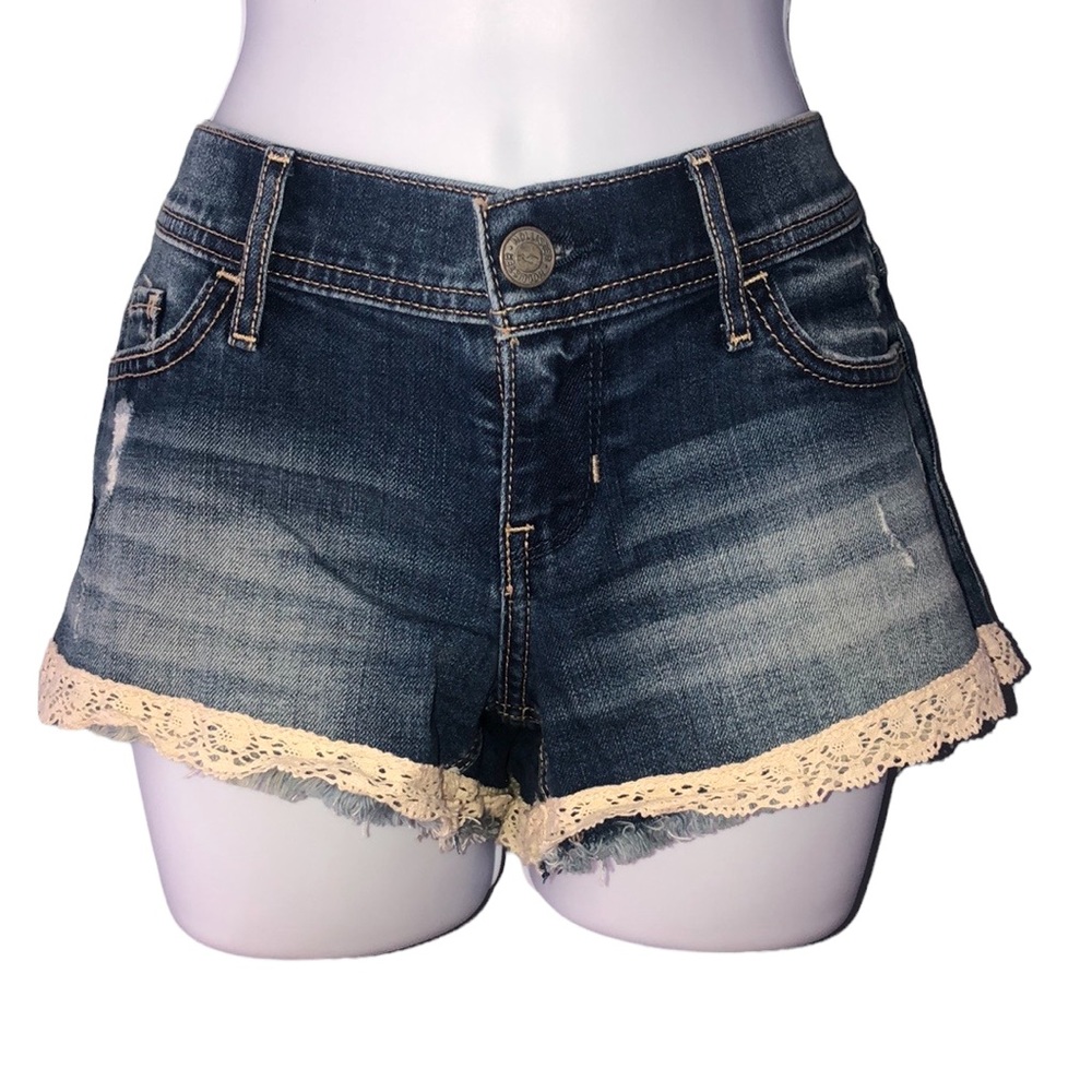 Hollister 2 pairs jean shorts